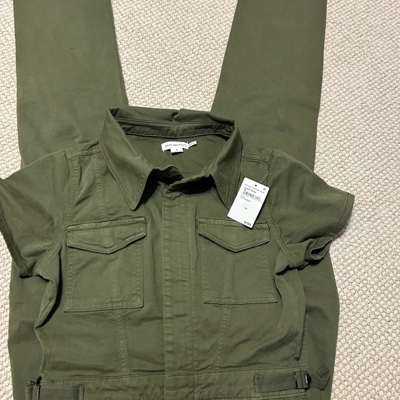 Good American Forest Green Jumpsuit New With Tags Small - Picture 2 of 4